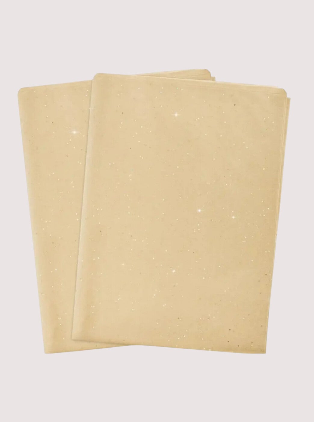 Cadeaupapier goud glitter 35 x 50 cm