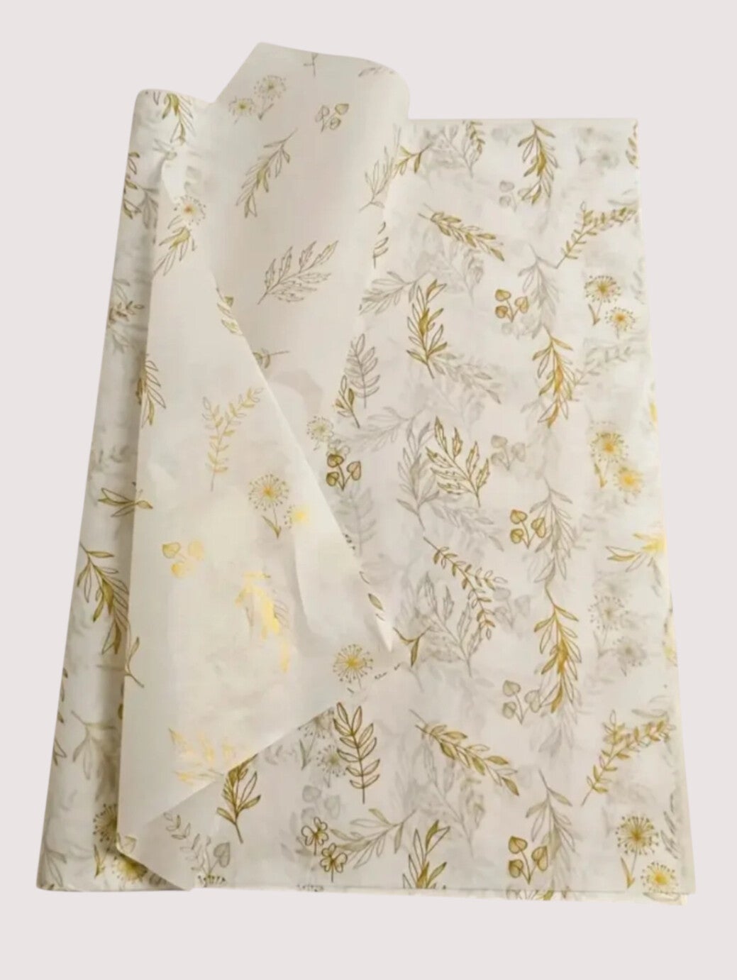 Cadeaupapier golden leaf 35 x 50 cm