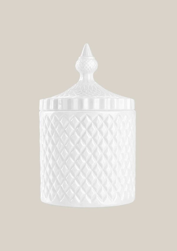 Jewellery Jar Bella Di Roma White Pearl