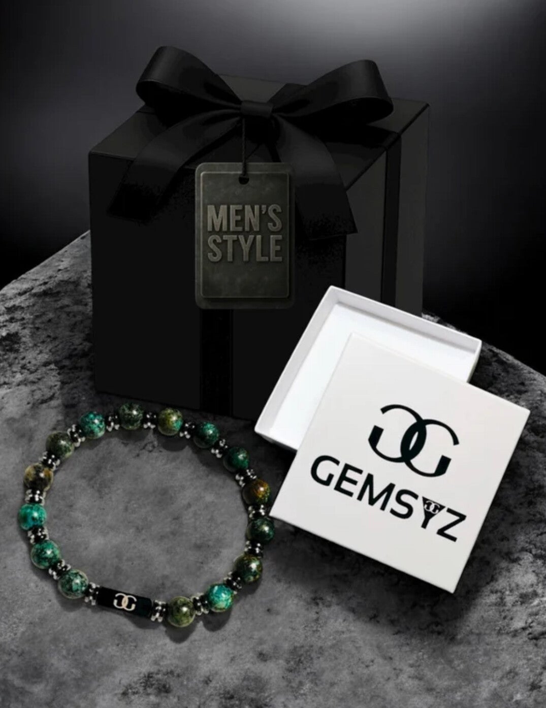 GEMSYZ Herenarmband African Turquoise