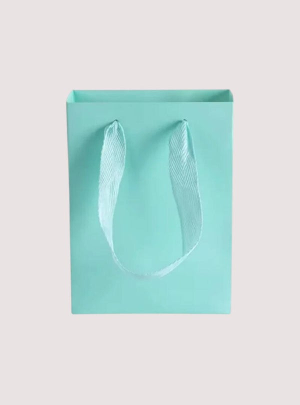 Cadeautasje turquoise 16 x 6 x 12 cm