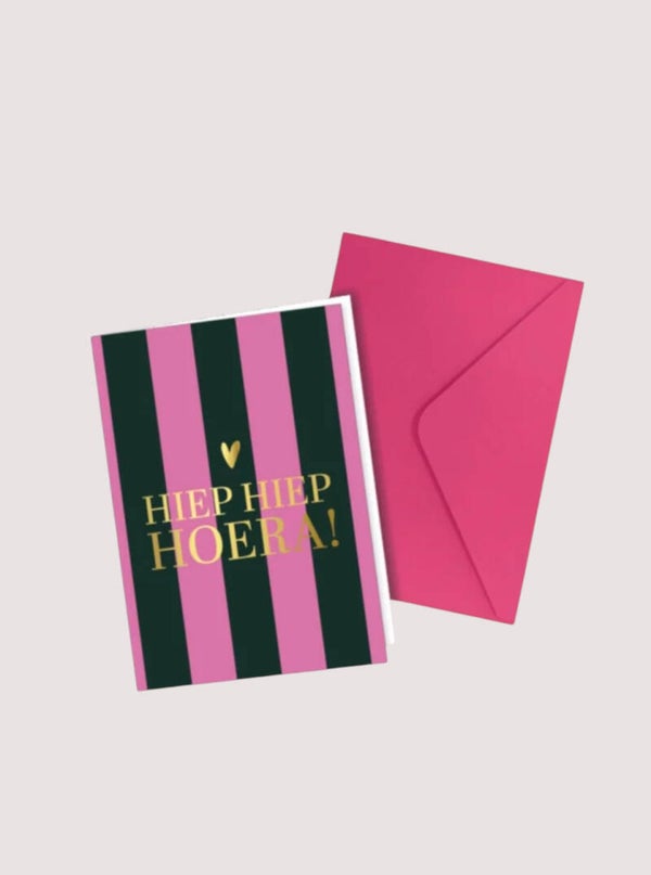 Wenskaarten Hiep Hiep Hoera