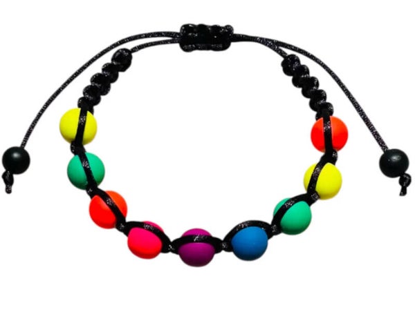 Color Pop Kralenarmbandje Neon multicolor