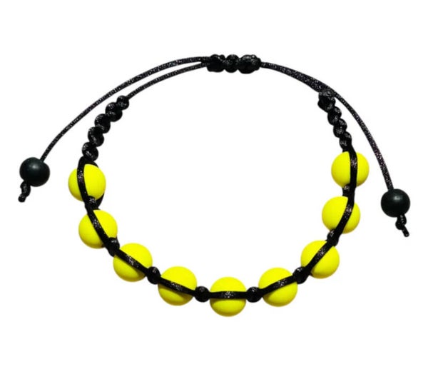 Color Pop Kralenarmbandje Neon geel
