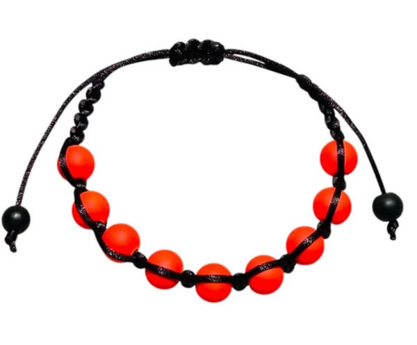 Color Pop kralenarmbandje Neon oranje