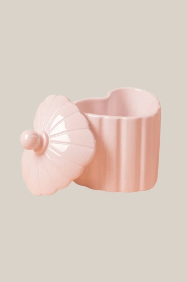 La Jolie Coeur Jewellery Jar Pink Blush