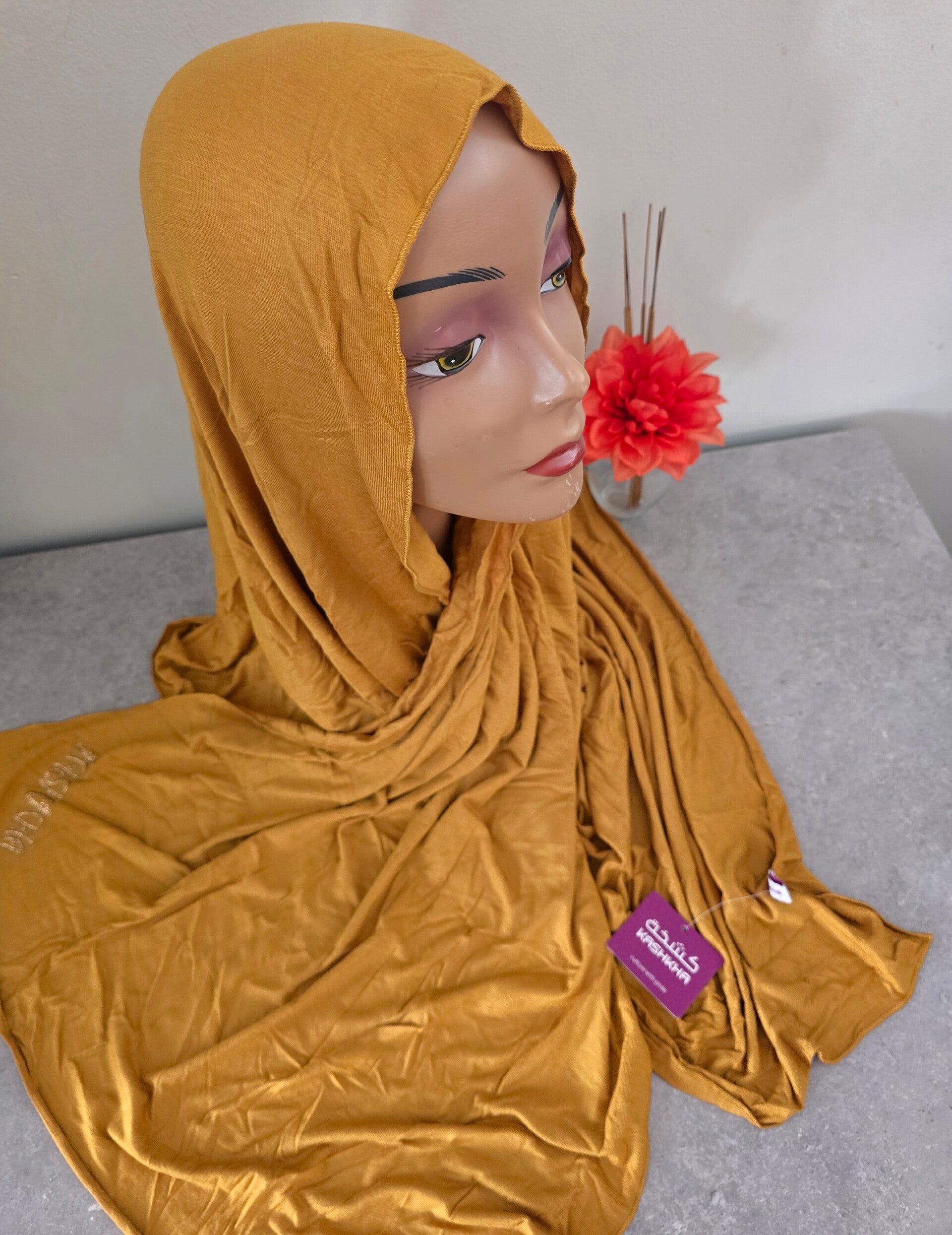 Foulard jersey coton kashkha couleur motard