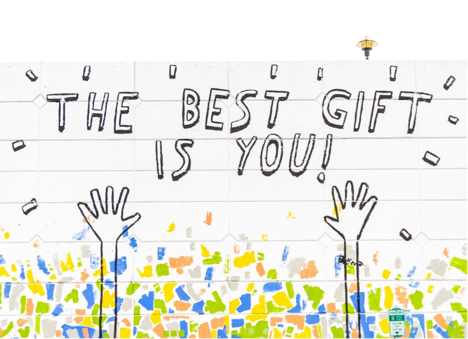 Zeichnung Hände in der Luft  The best gift is you