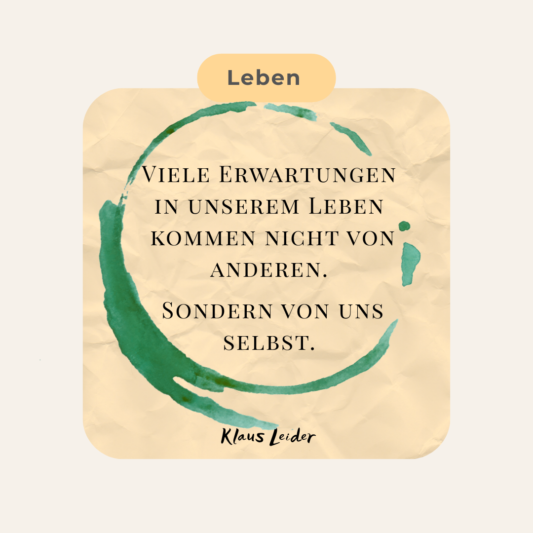 Nicht alles was  du denkst, ist wahr.   Aber vieles davon bestimmt dein Leben. Impuls von Klaus Leider
