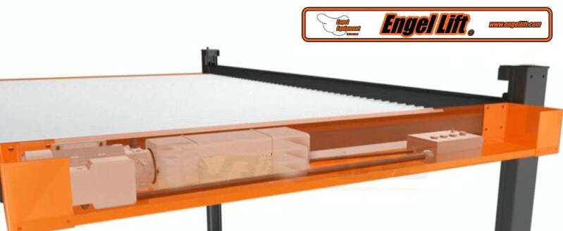 ENGEL-2130.210A & ENGEL-2130.210B ; 4-Säulen Heavy Duty Parkhebebühnen:, hydraulik