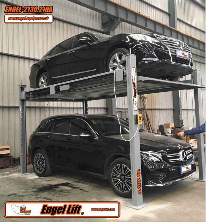 ENGEL-2130.210A & ENGEL-2130.210B ; 4-Säulen Heavy Duty Parkhebebühnen: