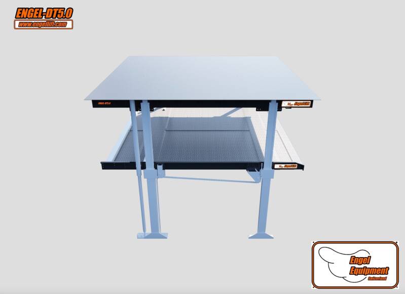 ENGEL-DT5.0 ; Keller QuadroParker Parkhebebühnen, Unterirdische Doppelplattform Parklift.-5