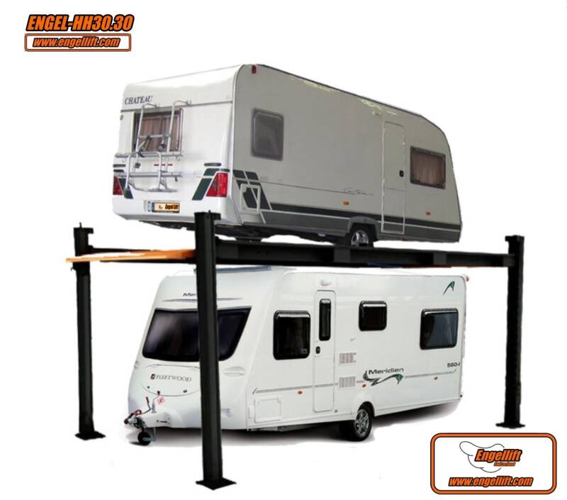 ENGEL-HR30.30;  4-SÄULEN HOCHHUB PARK & TRANSPORT HEBEBÜHNE (3.000KG.), -4