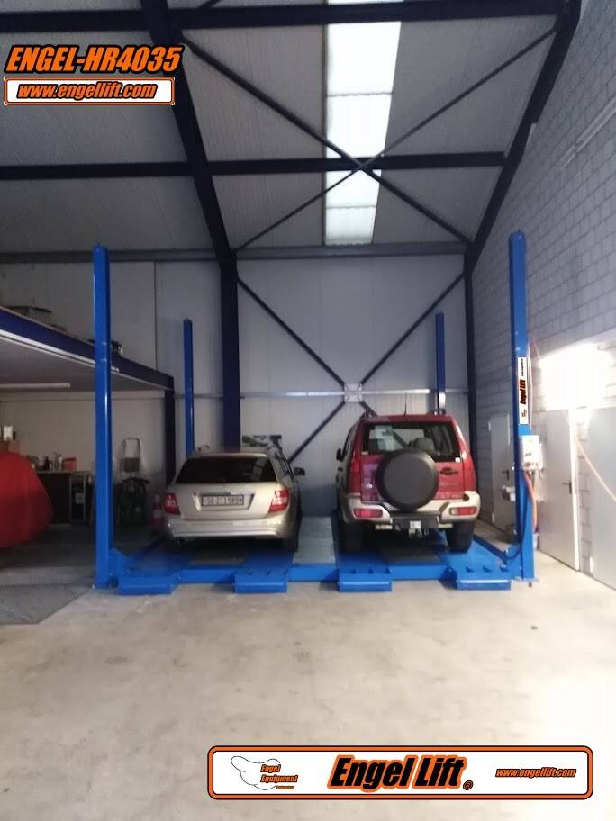 ENGEL-HR4035 ; 4-SÄULEN-HOCHHUB DOPPELPARKLIFT (4.000 KG.), -4