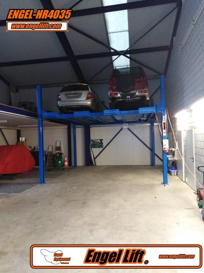 ENGEL-HR4035 ; 4-SÄULEN-HOCHHUB DOPPELPARKLIFT (4.000 KG.), -5