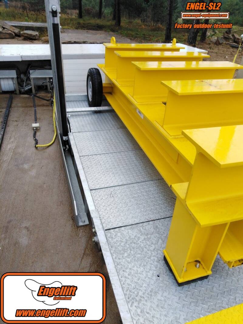 ENGEL-SL2 KNICKPLATTFORM;  2-SÄULEN PARKHEBEBÜHNE, (6)