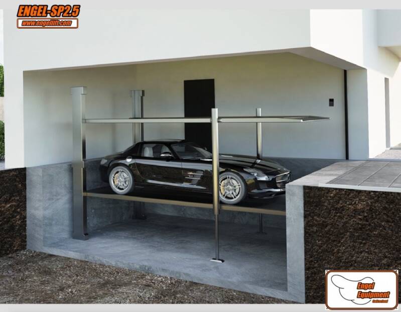 ENGEL-SP2.5;  4-SÄULEN PARKHEBEBÜHNE (5.000KG.)