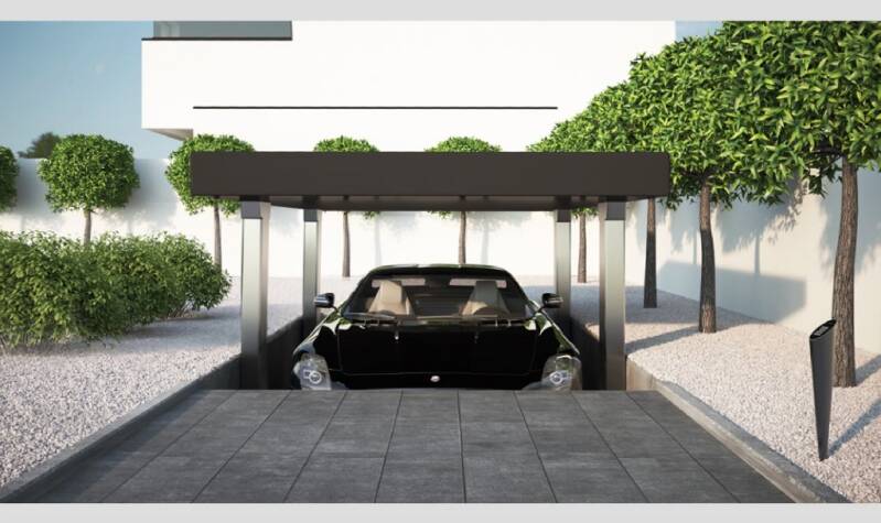 ENGEL-ST2.5  ; Keller Doppel Parkhebebühnen, Unterirdische Parklift.-Beispiel-1