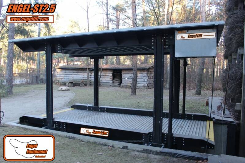 ENGEL-ST2.5  ; Keller Doppel Parkhebebühnen, Unterirdische Parklift.