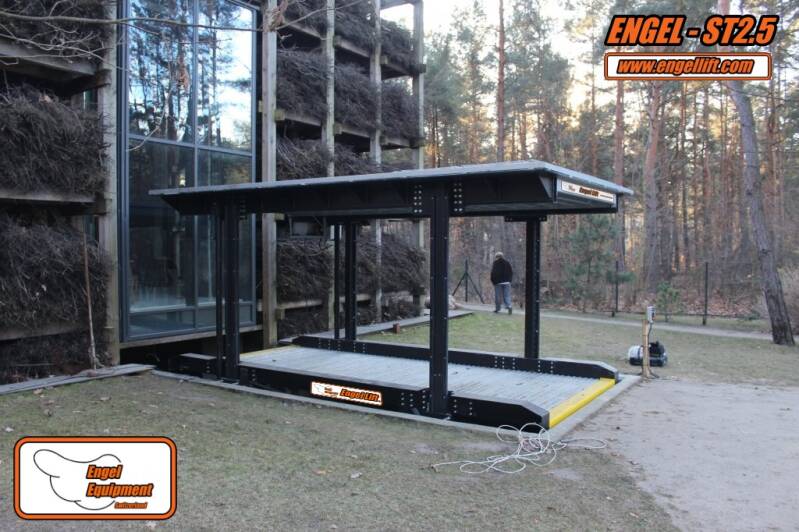 ENGEL-ST2.5  ; Keller Doppel Parkhebebühnen, Unterirdische Parklift.-3