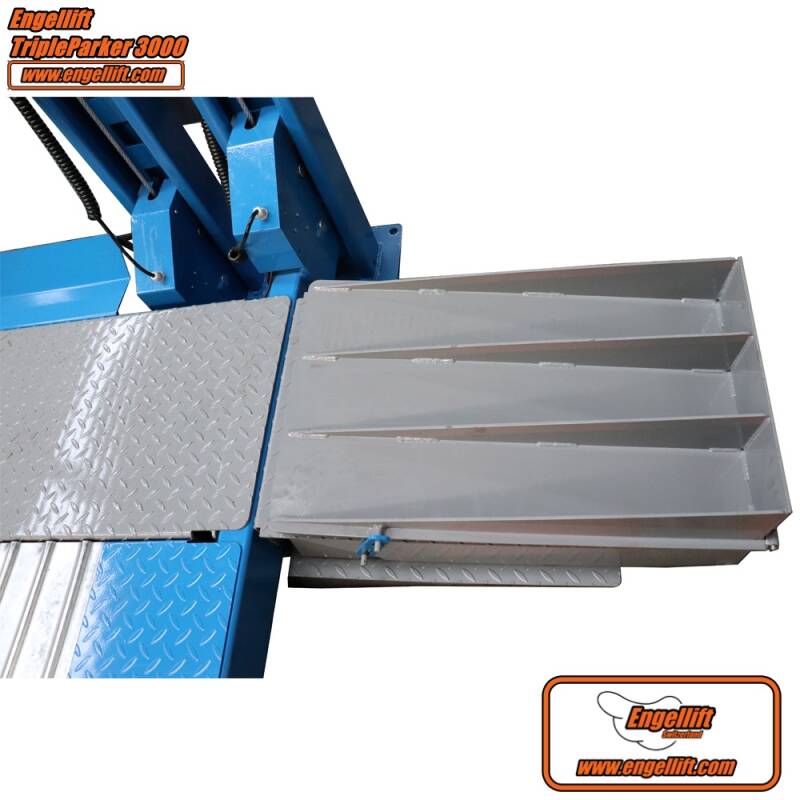 ENGEL-TRIPLEPARKER 3000;  4-SÄULEN TRIPLE PARKHEBEBÜHNE (2X 3.000KG.) -D1