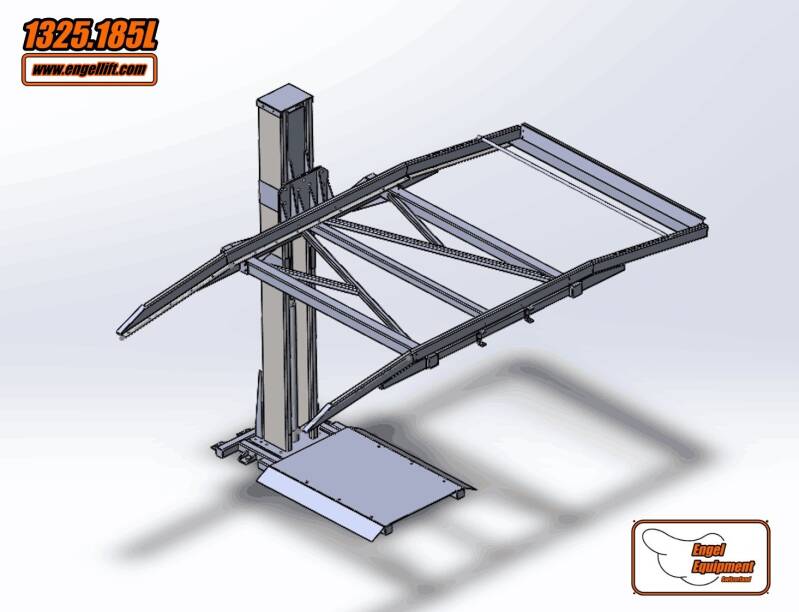 1325.185L Engellift 1-Säule Parkhebebühne, CAD1