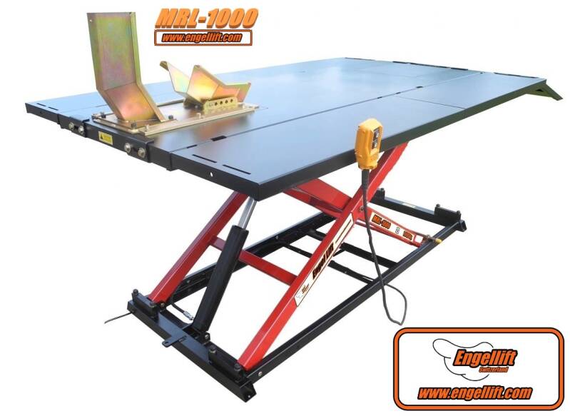 Engellift MRL-1000 ; PREMIUM Scheren Motorrad Hebebühnen-4