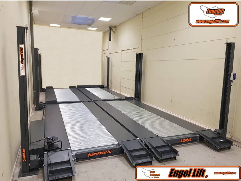 QuadroParker 2x2 50.200 ; 4-Säulen Doppel Parkhebebühnen:, -2a