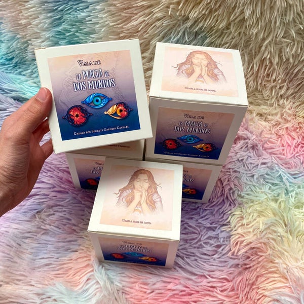 Vela aromática La magia de dos mundos