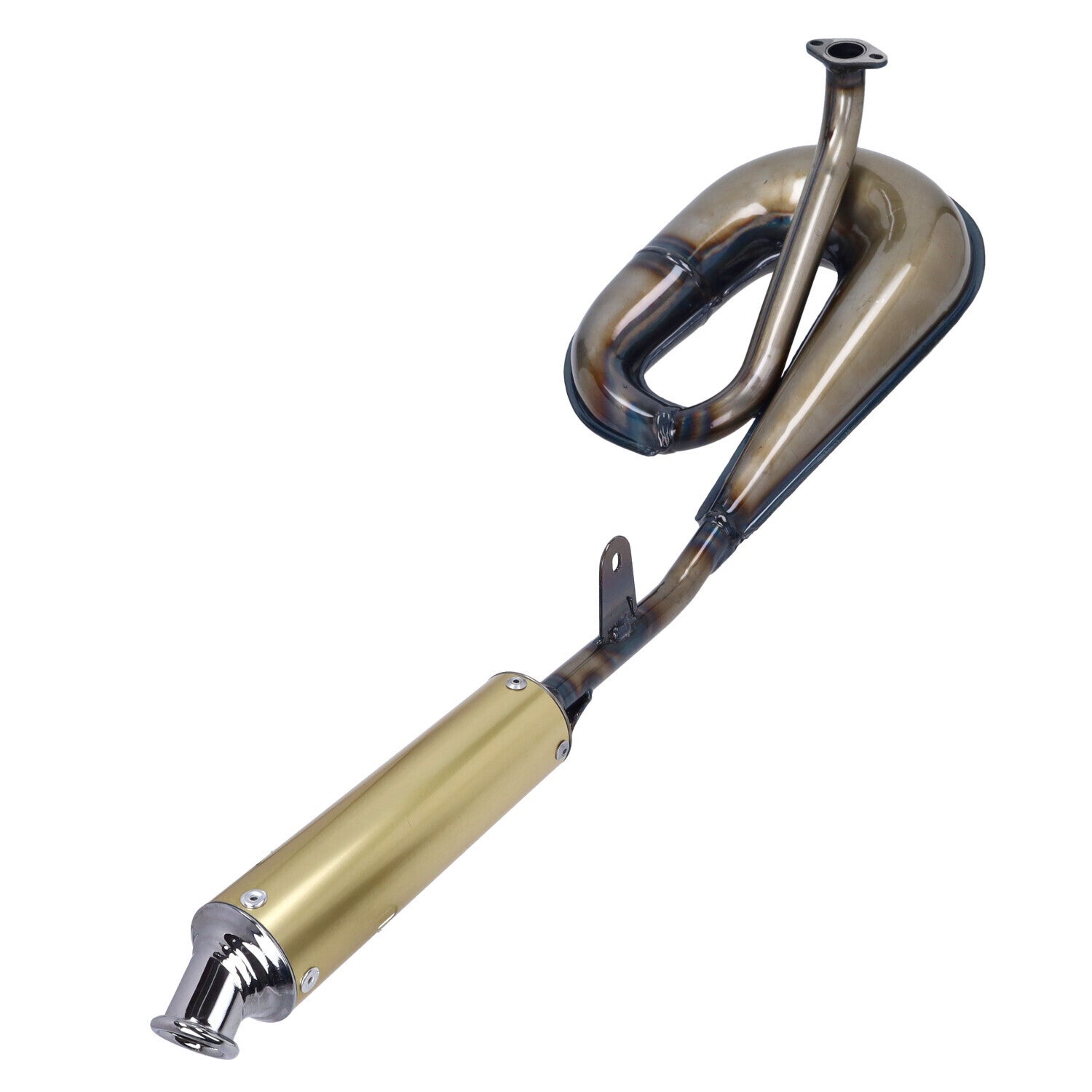 Uitlaat tecno circuit (made in EU) blank/goud tomos, a3, a35