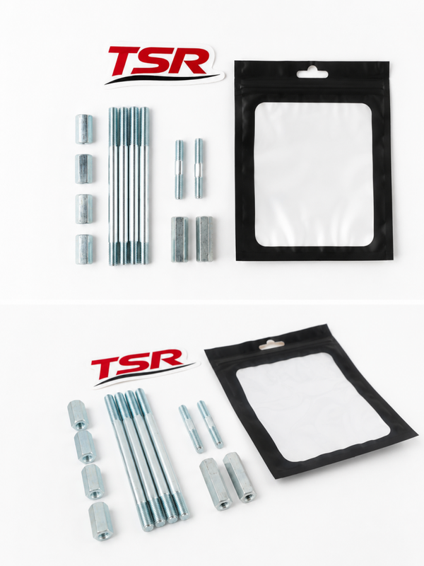 Tsr tapeinde set cnc gedraaid + uitlaat tapeinde