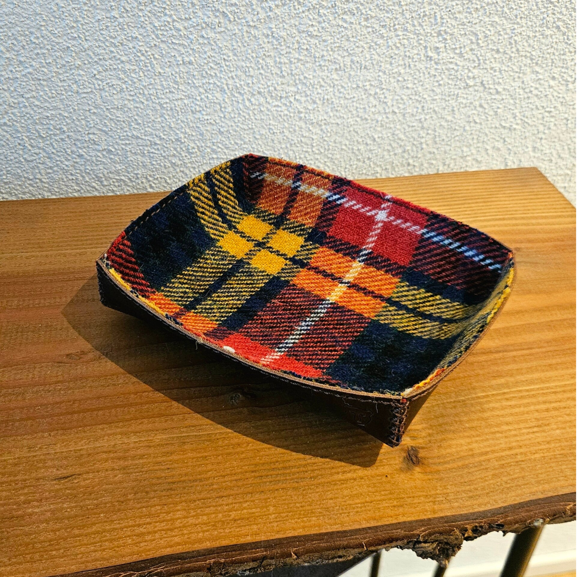 Lederschale "Tweed"