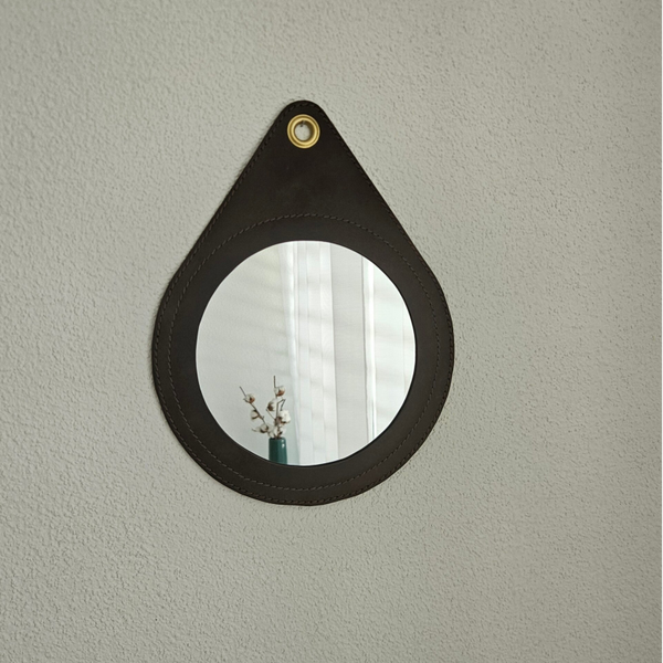Leder Wandspiegel