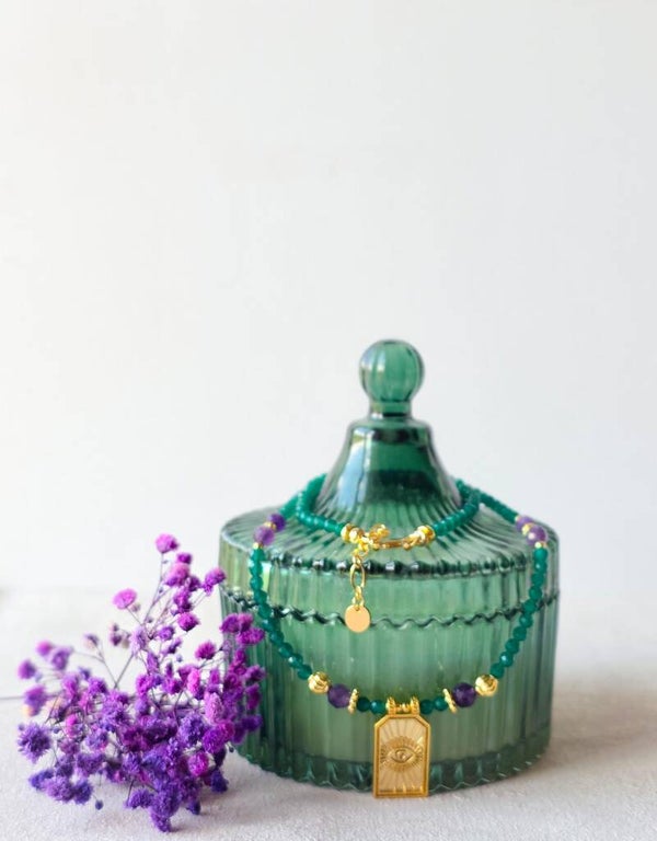 Collier Bengale vert
