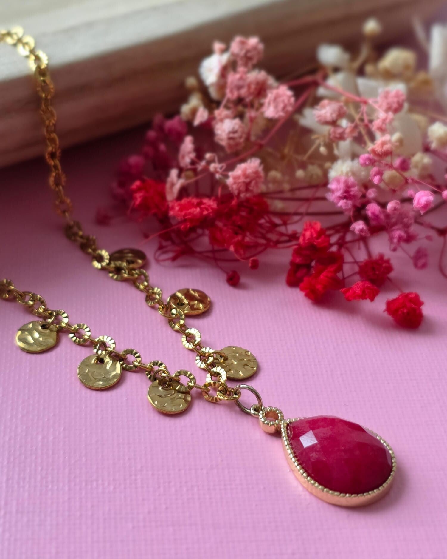 Collier Chakra Rouge