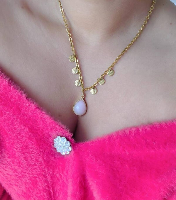 Collier Chakra Rosé