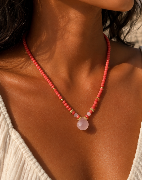 Collier Corail Solaire