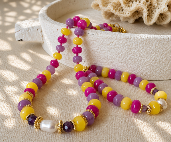 Collier Multicolore Jardin Créole