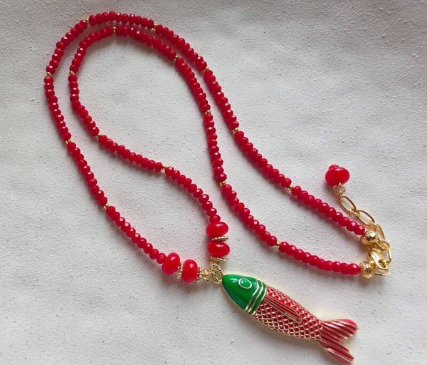 Collier Océa Rouge