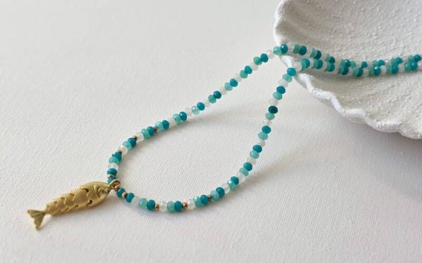 Collier Mahi Azur