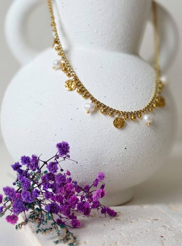 Éclat de Perle – Collier Bohème Chic