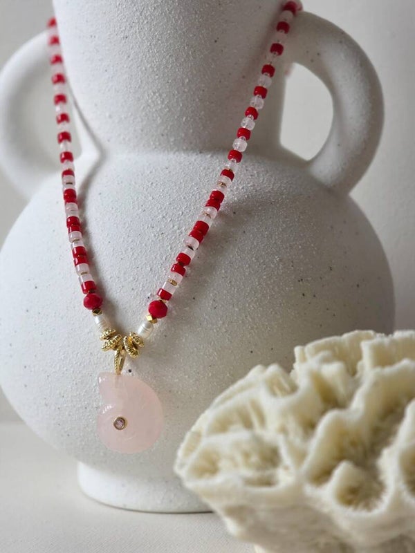Collier Mahé  Quartz