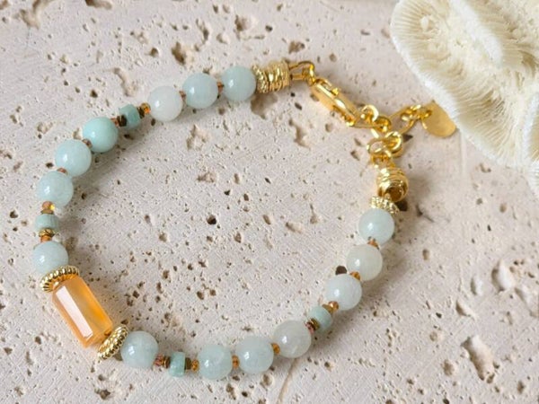 Bracelet Vaïa – Lagon Doré