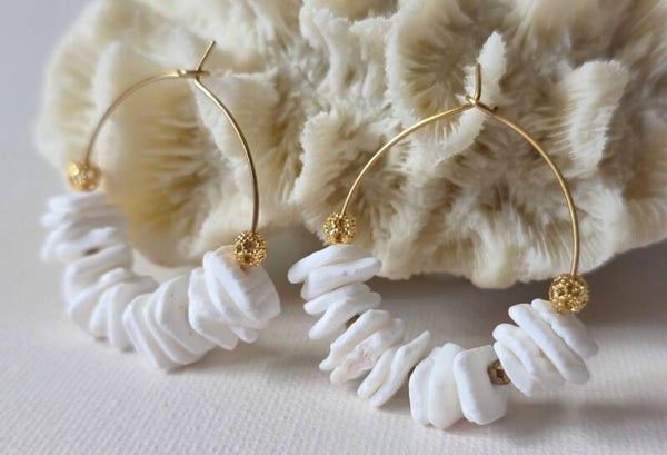 Boucle d’oreilles Coco Vanille