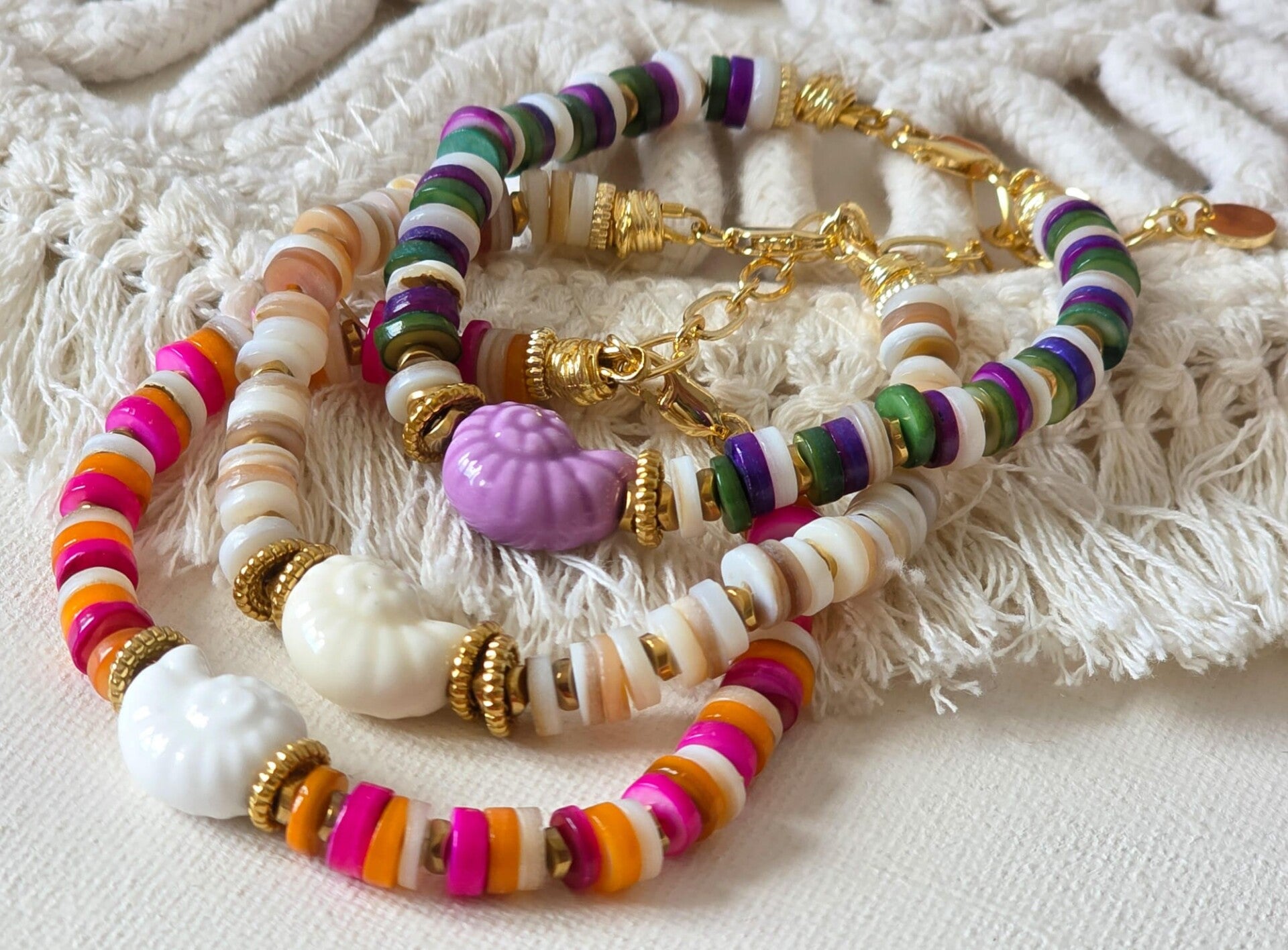 Bracelet Coquillages des Tropiques