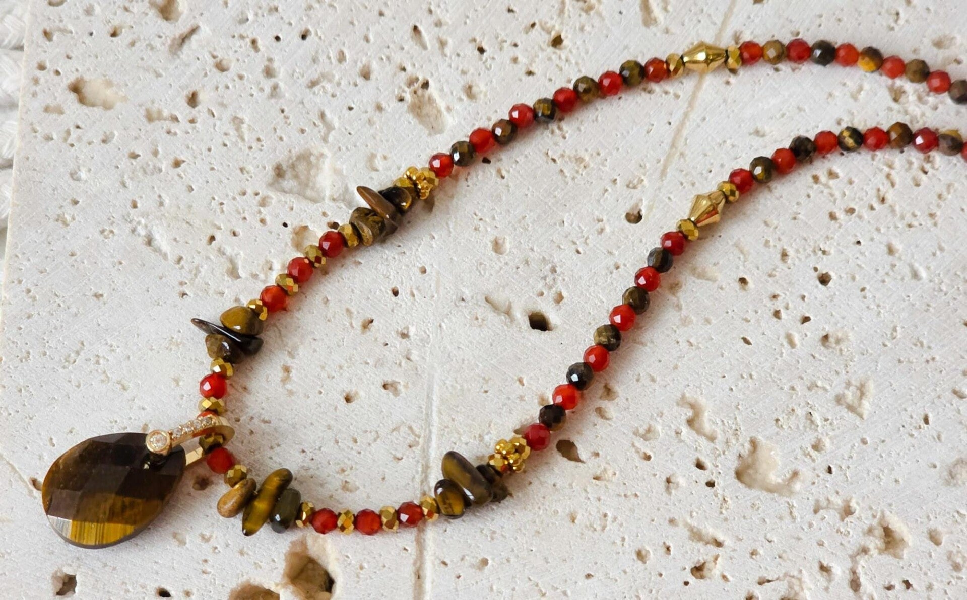 Collier Poussière d'or