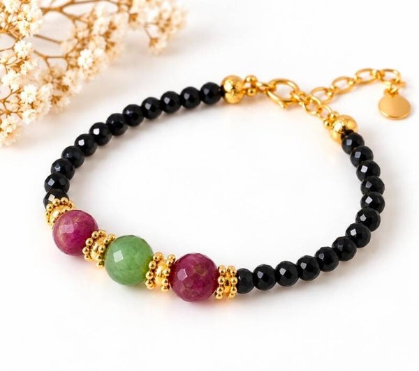 Bracelet Veya- Onyx-Jade