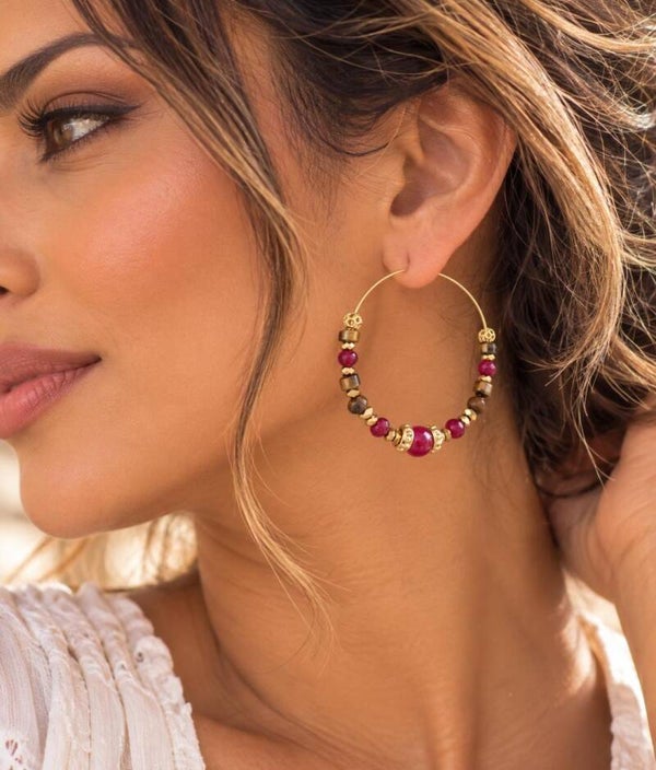 Boucles Ethnique Poussière d’Or