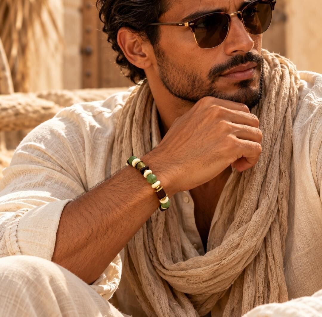 Bracelet homme Sahara – Style désert | Collection Nomade