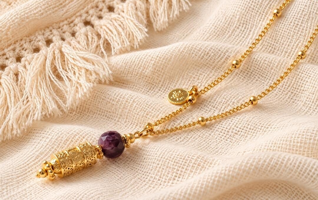 Collier Mantra- Grenat